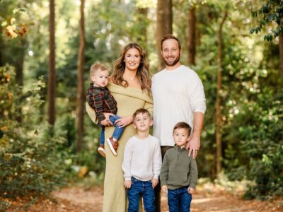 A picture of a senior high school student during his senior portrait session.