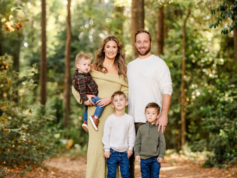 A picture of a senior high school student during his senior portrait session.