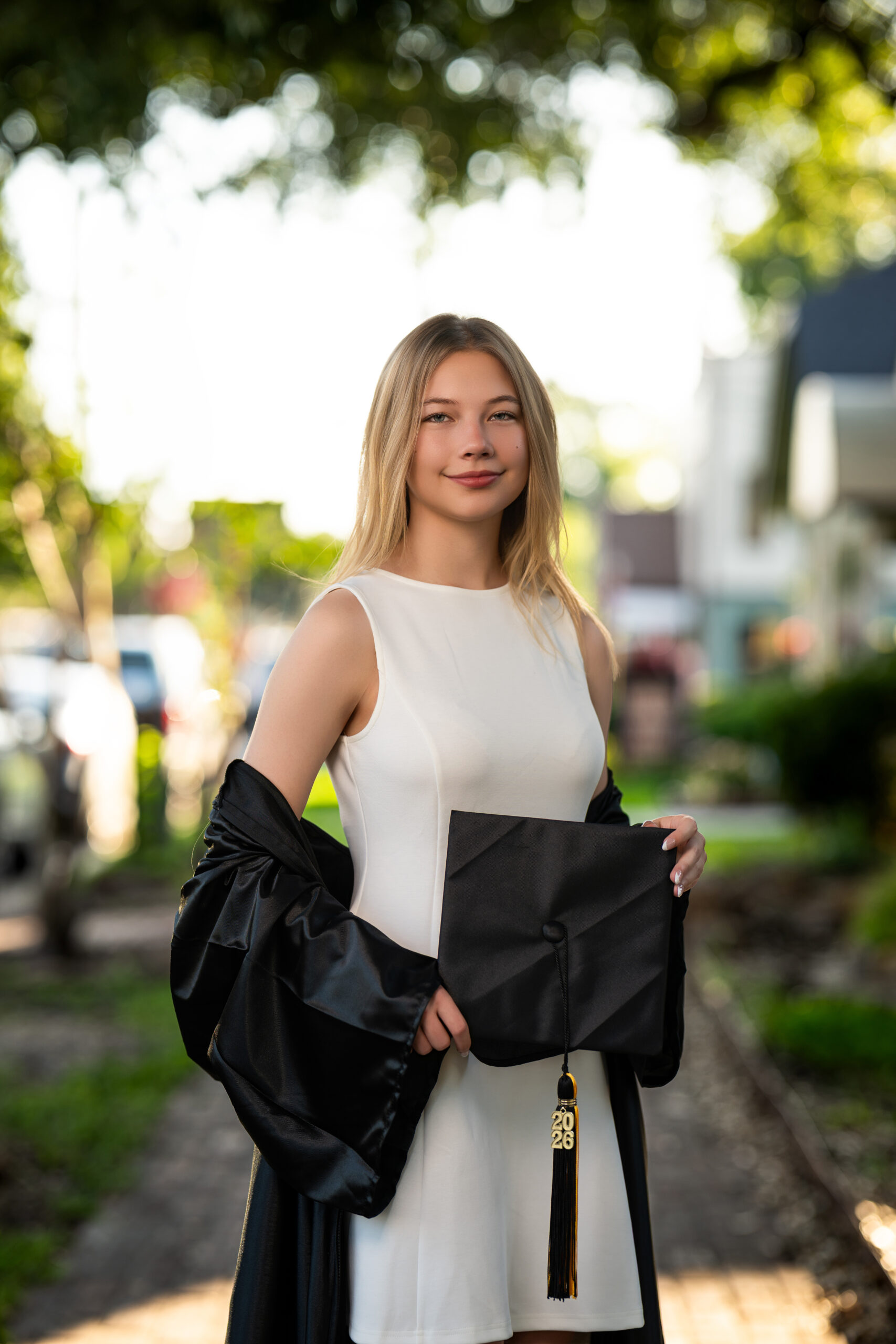 Picture of a high school senior near Oak Ridge North, Texas.